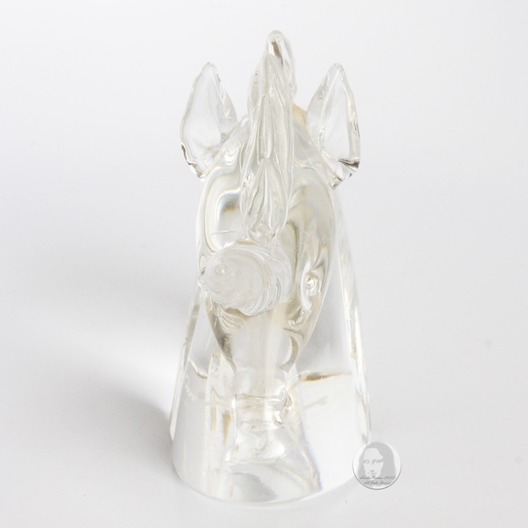 Cartier Unicorn Paperweight Crystal Desk Accessory in Box by Archimede Seguso - Picture 5 of 17